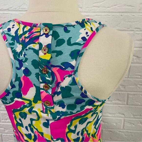 Lilly Pulitzer Melle Trapeze Dress Magenta Hottie Size XXS - Picture 10 of 10